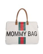 Wickeltasche Mommy Bag Stripes Grün/Rot Childhome, Geschenkidee Mutter