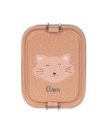 Kinder Brotdose „Katze“ der Marke Trixie Baby, personalisierbar mit dem Vornamen des Kindes