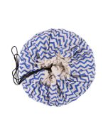 Spielsack Classic Zigzag blau