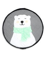 Spielsack 3 in 1 Playmat Play & Go Soft Polar Bear