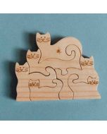 Kleines Montessori Puzzle 6 Teile, Kaspi Land