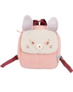 Rucksack Maus Geschenkidee Mädchen 3 Jahr, Geschenk mit Vorname,  Moulin Roty