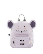 kleine Maus Kindergartenrucksack mit Namen personalisieren Kind