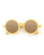 Runde Kinderbrille ab 18 Monaten, zitronengelb