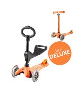 Mini Micro Scooter 3in1 Deluxe orange, von 1 bis 5 Jahre alt