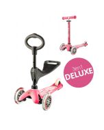 Mini Micro Scooter 3in1 Deluxe Pink, von 1 bis 5 Jahre alt