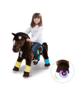 Twilight Premium Modell mit Zubehör, Ponycycle Medium mit Rollen für Junge und Mädchen von 4 bis 9 Jahre