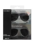 click & change Brille, mokki, für Kinder von 2 bis 5 Jahren, Farbe schwarz