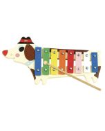 Xylophon Hund aus Holz und Metall von Ingela P. Arrhenius Vilac 