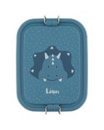 Personalisierbare Znünibox aus Edelstahl, Triceratops 