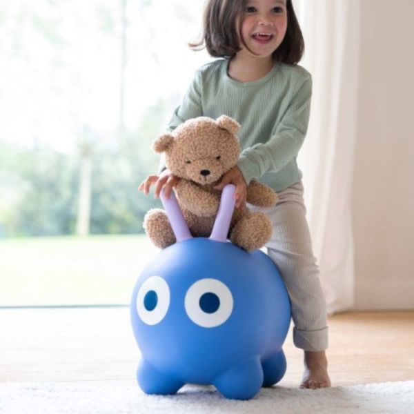 Ostergeschenk – Hüpfball Skippi blau für Kinder